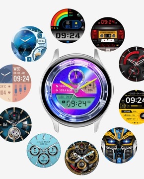 Zegarek damski SMARTWATCH Rubicon różowy 466x466 ROZMOWY BT WŁASNE TARCZE