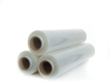 СТРЕТЧ ФОЛЬГА 3 КГ, ПРОЗРАЧНАЯ, МНОГО ФОЛЬГИ, ТОНКИЙ РУКАВ