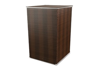 Корпус для садового мусорного бака из техноротанга РД06