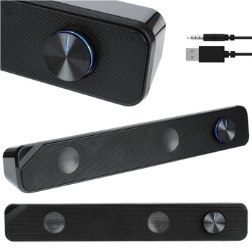 GŁOŚNIK SOUNDBAR KOMPUTEROWY LAPTOP PC T-WOLF S4