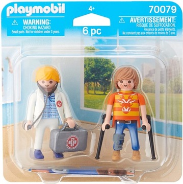 PLAYMOBIL 70079 CITY LIFE LEKARKA PACJENT FIGURKI