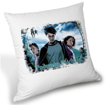 PODUSZKA HARRY POTTER + IMIĘ PREZENT ŚWIĘTA