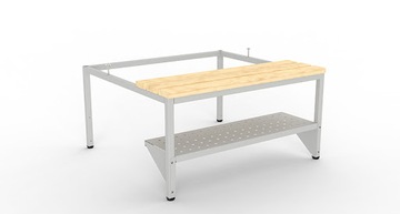 Półka na buty do podstawy o szer 60cm szafka bhp