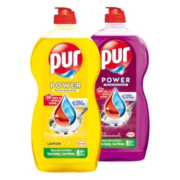 Pur Płyn do Mycia Naczyń MIX 1,2l x2