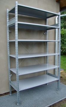 Regał półkowy SCHEAFER H-2,10m L-1,30 m Gł.0,60m
