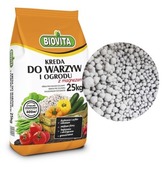 KREDA DO WARZYW WYDAJNA GRANULOWANA NAWÓZ Z MAGNEZEM 25kg