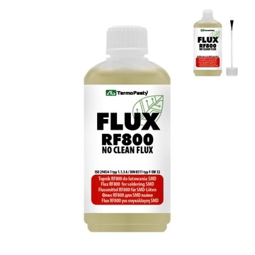 AG FLUX THERMOPASTY RF800 100 мл НЕОЧИСТЯЕМЫЙ ЖИДКИЙ ФЛЮС С ЩЕТКОЙ ДЛЯ SMD
