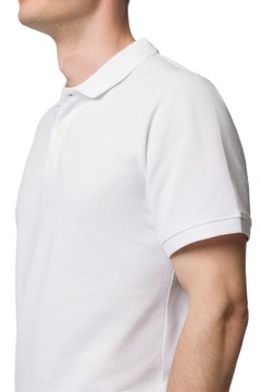 Koszulka Męska Polo Biała Lancerto Blake L