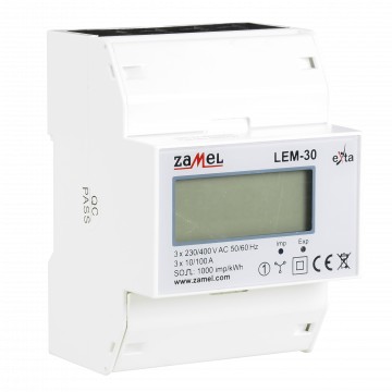 Licznik podlicznik ENERGII 3-FAZOWY LEM-30 ZAMEL