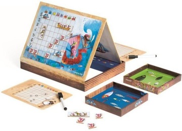 КОРАБЛИ МАГНИТНАЯ ИГРА МОРСКОЙ БОЙ JANOD 5+ ЛЕТ