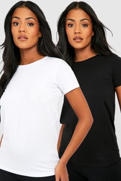 DC24111 *BOOHOO ZESTAW CIĄŻOWYCH T-SHIRTÓW DAMSKICH 2SZT M