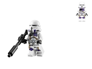 LEGO Star Wars -187th Legion Clone Trooper Commander + blaster 75342 sw1206