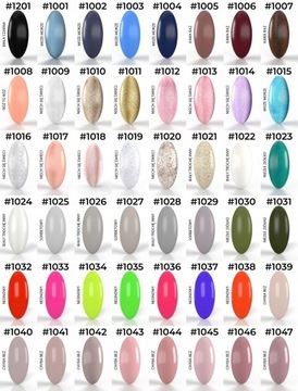 50x lakier hybrydowy + GRATIS lampa i frezarka