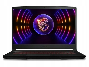 Laptop MSI GF63 i5-12450H RTX3050 16/512GB 15,6' W11