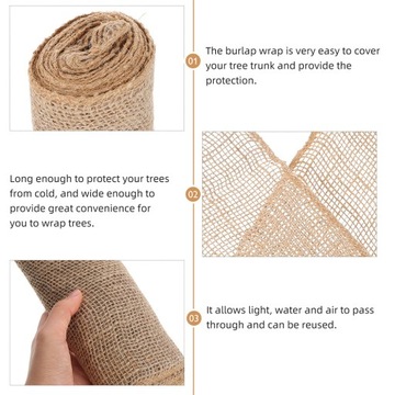 ЛЬНЯНОЙ БАНДАЖ ДЛЯ УПЛОТНЕНИЯ ДЕРЕВЬЕВ