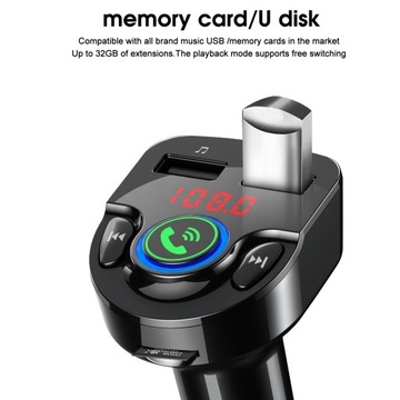 Автомобильный FM-передатчик G32 Bluetooth