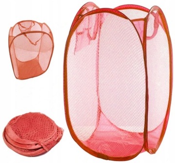 СКЛАДНАЯ КОРЗИНА ДЛЯ БЕЛЬЯ БОЛЬШОЙ СЕТЧАТЫЙ КОНТЕЙНЕР ДЛЯ ХРАНЕНИЯ