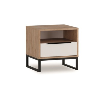 STOLIK NOCNY SZAFKA NOCNA LANDRO SZUFLADA PÓŁKI SYPILANIA POKÓJ MŁODZIEŻOWY