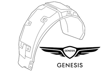 GENESIS GV70 2022-2025 PODBĚH LEVÝ ZADNÍ OE 86821-AR001