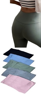 LEGGINSY PRĄŻKOWANE SPODNIE PRĄŻEK GETRY 4XL/5XL