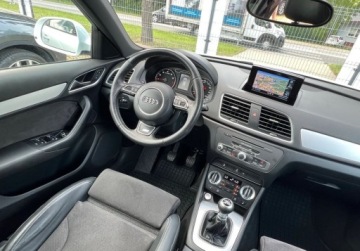 Audi Q3 I SUV 1.4 TFSI 150KM 2014 Audi Q3 1.4TFSI 150KM S LINE Xenon Led Navi Klima Pol Skora OPLACONY, zdjęcie 17
