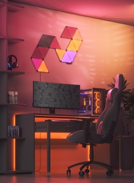 Nanoleaf Ultra Black Triangles 9 световых панелей
