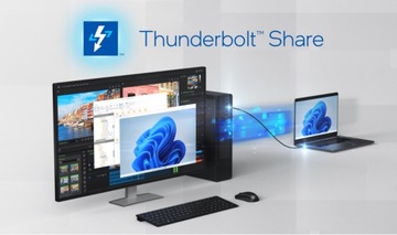 Kabel Thunderbolt 5 USB-C 80 Gb/s 240W 0,5M działa z Thunderbolt 3 4 USB 4