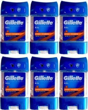 GILLETTE SPORT TRIUMPH Antyperspirant Żel 6 X 70ml
