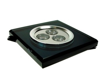 DOWNLIGHT LED POWER ORIGO GRAFIT 3*1W BIAŁY ZIMNY.