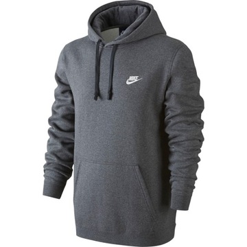 Bluza męska Nike M NSW Hoodie PO FLC Club szara 804346 071 rozmiar S