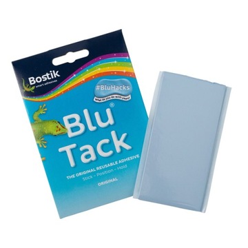 Masa mocująca plastyczna BLU-TACK samoprzylepna
