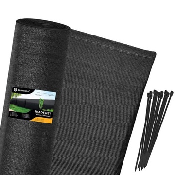 СЕТКА МАСКИРУЮЩАЯ ЗАТЕНИВАЮЩАЯ 90% ДЛЯ ЗАБОРА, ЗАЩИТНЫЙ ЗАБОР 1,5х25м + УФ