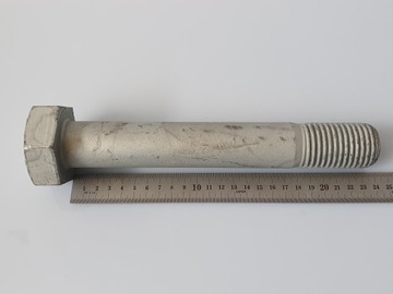 ŚRUBA HV M36 x 235 10.9 Z NAKRĘTKĄ I PODKŁADKAMI