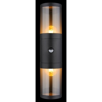 Дымчатый уличный бра вверх и вниз с датчиком XELOO 32014-2BSS Globo