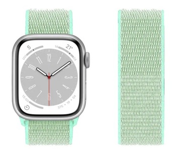 PASEK NYLON DO APPLE WATCH 1-9 SE 38/40/41MM | MORSKA ZIELEŃ