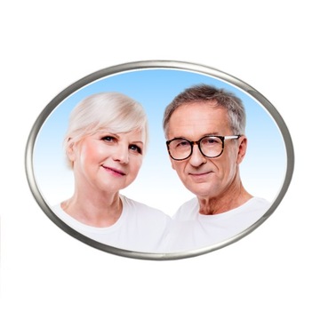 МОГИЛА ДЛЯ ФОТОГРАФИИ ОВАЛЬНАЯ СЕРЕБРЯНАЯ РАМКА 10x13см