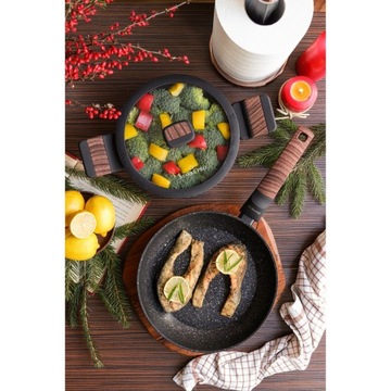 Кастрюля с крышкой Starke Pro Archie Wooden 1,6 л