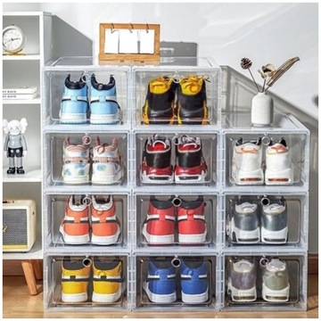 6x КОРОБКА-КОНТЕЙНЕР ДЛЯ ОБУВИ ПРЕМИУМ для игрушек, офисных принадлежностей