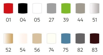 PODSTAWKA LAMELA 16,9 CM CZARNA nr 4