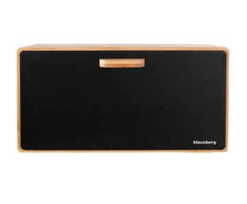 KLAUSBERG Хлебница бамбуковая 36x26x23 см черный