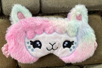 OPASKA NA OCZY MASKA DO SPANIA SNU RELAKSU owca OLDMAN owieczka NA GUMCE