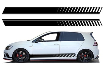 2x Samolepky Grafika na auto bok auta Pásy Pásky Linie Tuning 220x18,5
