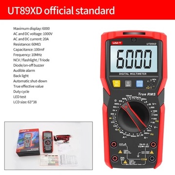 Цифровой мультиметр UNI-T UT89XD