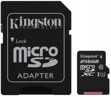 КАРТА ПАМЯТИ KINGSTON 256 ГБ MICRO SD КЛАСС 10