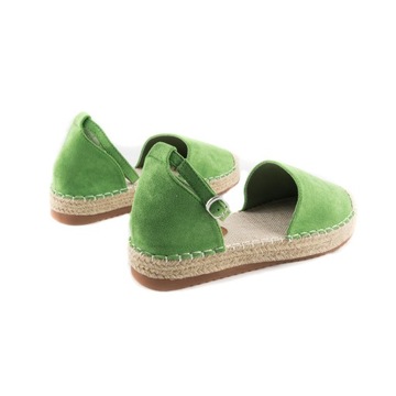 Zielone Espadryle Kate r.38