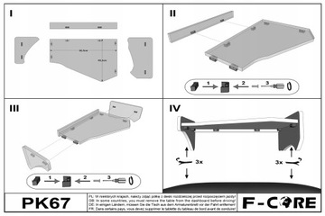 Средняя полка TIR SCANIA R S NEXTGEN 2017 - стол