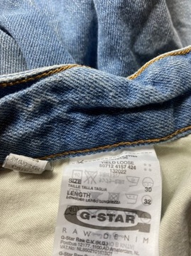 G-STAR RAW DENIM GSRD GS01 oryginalne niebieskie Spodnie Jeansy W 30 L 34