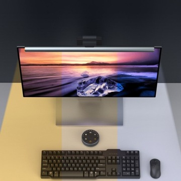 Беспроводная светодиодная лампа, подсветка экрана, монитор Elesense, черный - ZES
