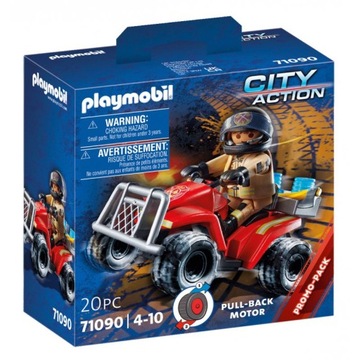 PLAYMOBIL CITY ACTION 71090 Pożarniczy Speed Quad