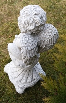 Садовая статуя, бетонная фигурка ангела, большая